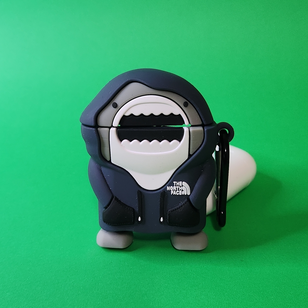 AirPods Case. North Face Shark For Apple Headphone